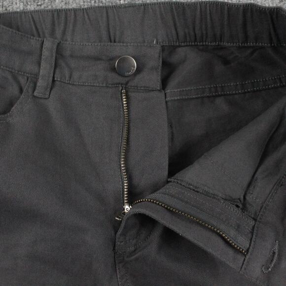 Pact Jeans Womens Small Organic Cotton Stretch Twill Denim Wide Leg Pants Gray - Picture 7 of 16